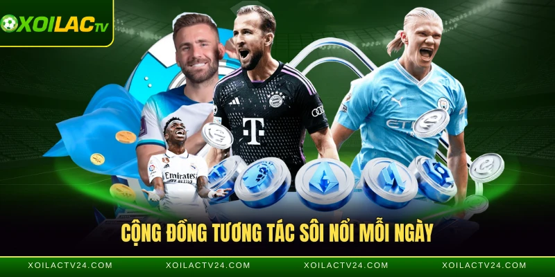 Cộng đồng tương tác sôi nổi mỗi ngày